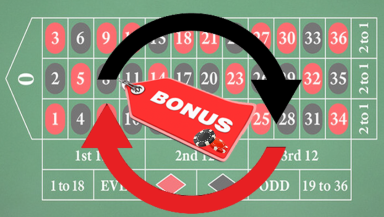 Bij online Roulette bonus rondspelen met zwart rood